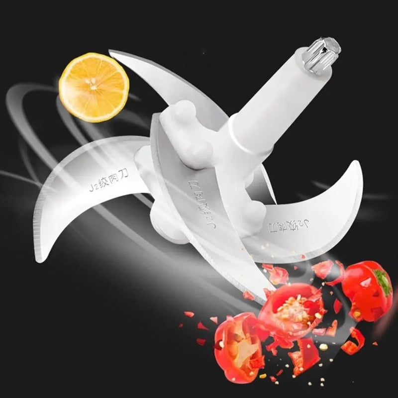 3L Household Electric Mini Mixer Taro Masher Multi-Function Vegetable & Fruit Grinder Stainless Steel Food Processor Meat Mincer