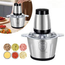 3L Household Electric Mini Mixer Taro Masher Multi-Function Vegetable & Fruit Grinder Stainless Steel Food Processor Meat Mincer