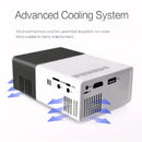 Mini projetor YG300 HD, fácil transporte, adequado para projeção em quartos, salas de estar, escritórios, etc.