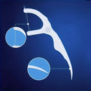 50 unidades de Fio Dental, Fio Dental de Limpeza Profunda para Cuidados Bucais Adequados, Palitos de Fio Dental Descartáveis Portáteis para Viagem e Uso Diário