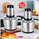 3L Household Electric Mini Mixer Taro Masher Multi-Function Vegetable & Fruit Grinder Stainless Steel Food Processor Meat Mincer