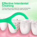 300 unidades de Fio Dental com suporte de sabor Hortelã para Adultos, Palitos de Fio Dental Ultra-Finos, Fio Dental Portátil para Casa e Viagem