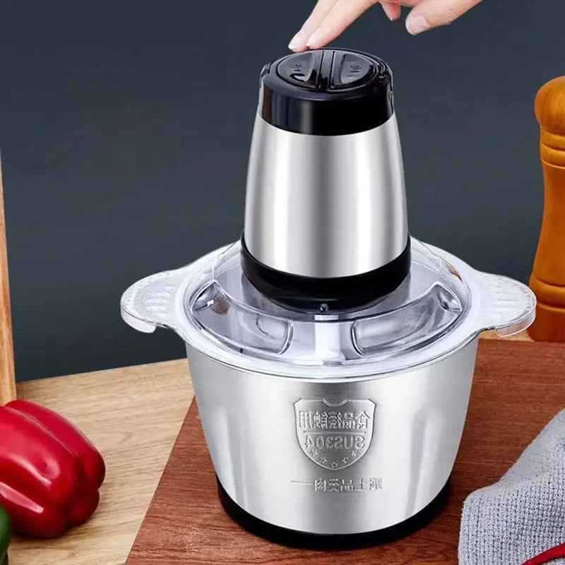 3L Household Electric Mini Mixer Taro Masher Multi-Function Vegetable & Fruit Grinder Stainless Steel Food Processor Meat Mincer