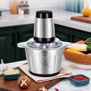 3L Household Electric Mini Mixer Taro Masher Multi-Function Vegetable & Fruit Grinder Stainless Steel Food Processor Meat Mincer