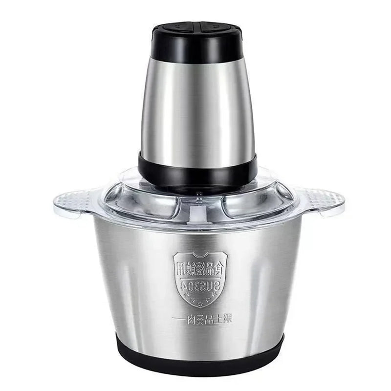 3L Household Electric Mini Mixer Taro Masher Multi-Function Vegetable & Fruit Grinder Stainless Steel Food Processor Meat Mincer