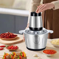 3L Household Electric Mini Mixer Taro Masher Multi-Function Vegetable & Fruit Grinder Stainless Steel Food Processor Meat Mincer