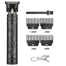Máquina de Cortar Cabelo Profissional Aparador de Cabelo Recarregável Cortador de Cabelo de Metal para Homens